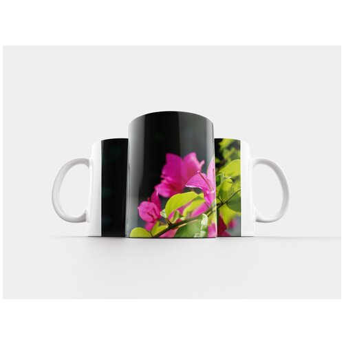 фото Кружка "цветок, розовый, бумажный цветок" 320 мл lotsprints