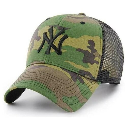 фото Бейсболка 47brand branson camo mvp new york yankees (хаки) b-cbran17gwp-cm '47 brand