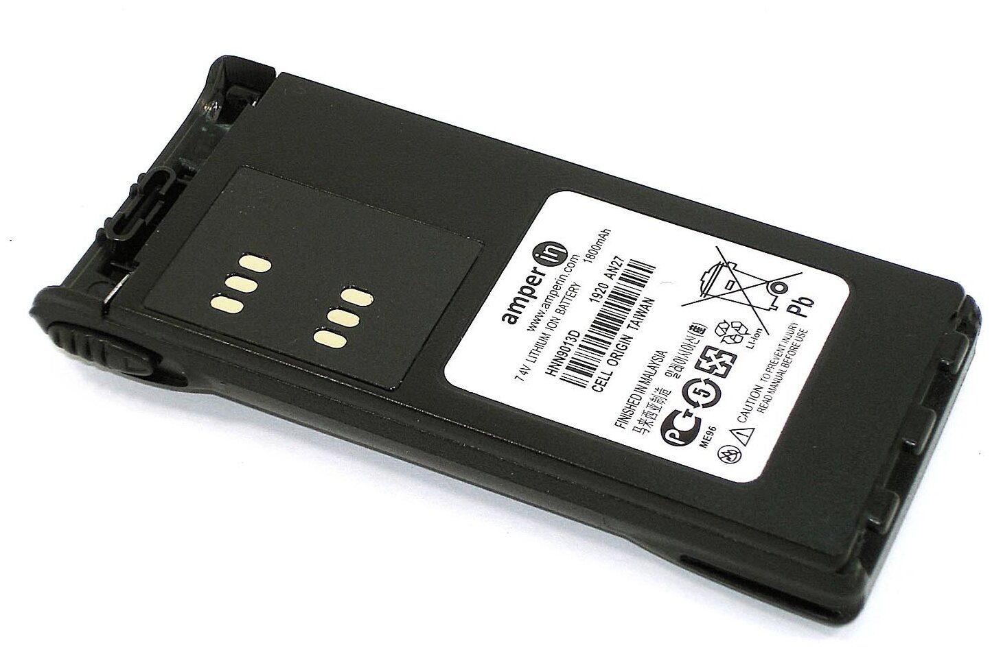 Аккумулятор Amperin для Motorola GP HT750 HT1200 GP240 (HMNN4158) Li-ion 1800mAh 7.4V