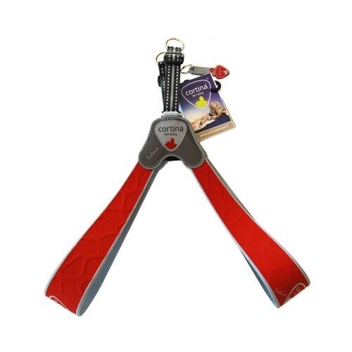 Cortina Супер прочная шлейка FALORIA красный (обхват груди 45-55 см7-10 кг) (Harness FALORIA RED SZ6) C200RD060  Harness FALORIA RED SZ6, 0,105 кг