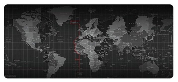 Коврик для мыши игровой (800*300мм.) "Карта Мира".