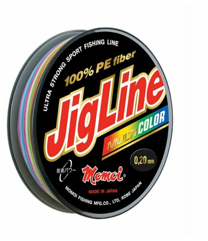 Плетеный шнур Jigline Multicolor 150 м 010 мм