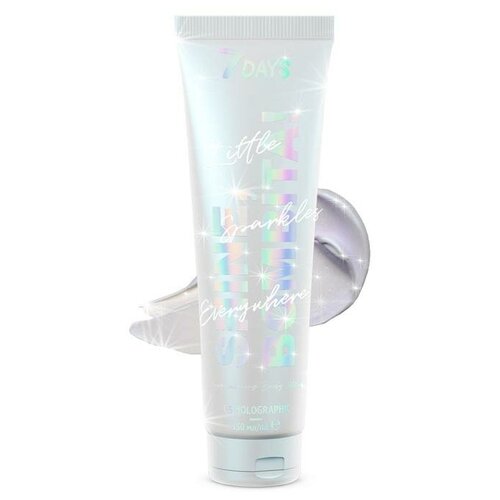 Мерцающее молочко для тела 7 DAYS SHINE, BOMBITA! 03 Holographic, 150 мл