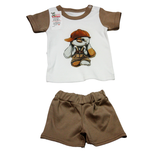 Комплект одежды Стеша, размер 74, коричневый детский костюм дракоша 14359 74 см