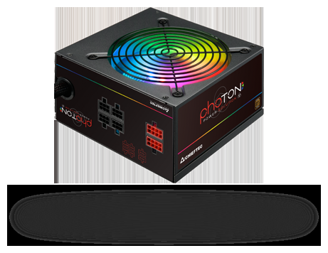 Блок питания ATX Chieftec 750W, Active PFC, RGB Rainbow 120mm fan, 80 PLUS BRONZE, Cable Management Retail - фото №2