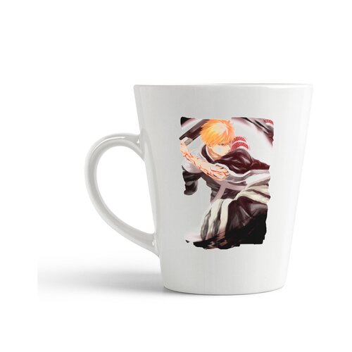 фото Кружка-латте coolpodarok аниме блич ичиго куросаки blich ichigo kurosaki (у парня рука в крови)