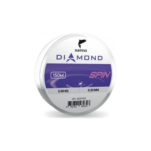леска монофильная salmo specialist spin диаметр 0 45 мм тест 18 7 кг 150 м Леска монофильная Salmo Diamond SPIN 150/025