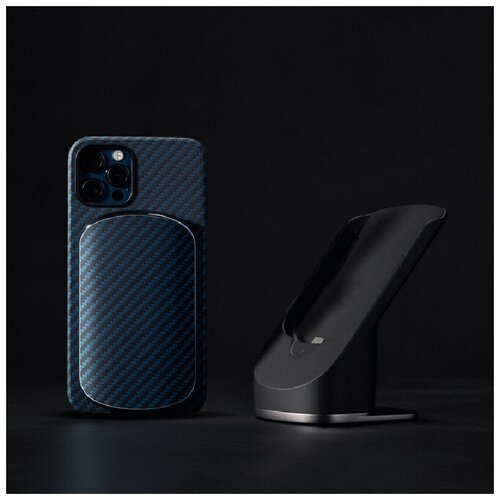 Pitaka АКБ с беспроводным ЗУ Pitaka MagEZ Juice 2 15A2800mAh BlackBlue Twill чёрныйсиний карбон 1079000₽