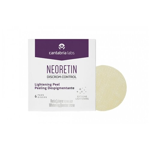 Oсветляющий пилинг Neoretin Discrom Control Lightening Peel, 6х1 мл | Cantabria Labs