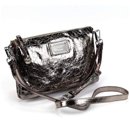 фото Женская кожаная сумка d-6288-3 blw сильвер decoratta