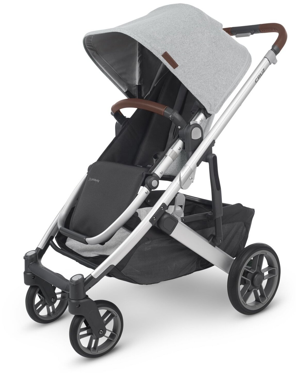 Коляска прогулочная UPPAbaby Cruz V2 STELLA серебристый меланж 0420-CRZ-EU-STL