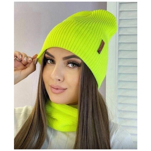 фото Шапка/комплект/шапка и снуд/лимон нет бренда