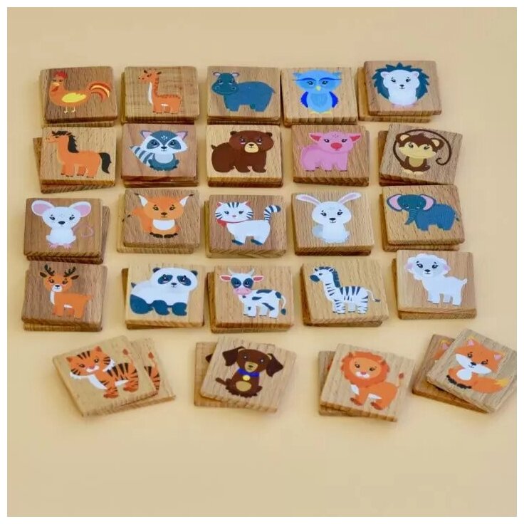 Развивающая игра Мемори Животные в мешочке Raduga Kids — фото 1