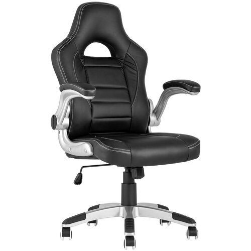 фото Компьютерное кресло stool group topchairs genesis игровое, обивка: искусственная кожа, цвет: черный