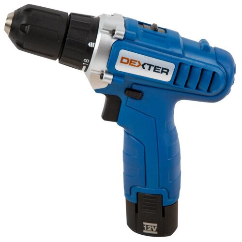 Дрель-шуруповерт аккумуляторная Dexter ML-CD62-120S 12 В Li-ion 15 Ач 579900₽