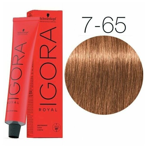 Краска для волос Schwarzkopf IGORA ROYAL 7-65