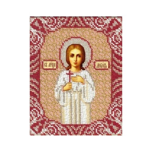 фото Набор для вышивания бисером "святая любовь", русская искусница, 12,5 х 16,3 см, арт. 210