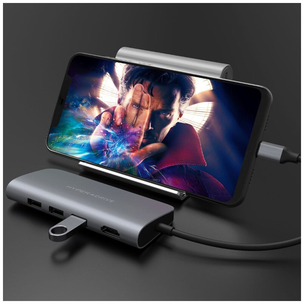 USB Хаб HyperDrive POWER 9-in-1 Hab для USB-C IPad/MacBook Pro/MacBook Air и других устройств.