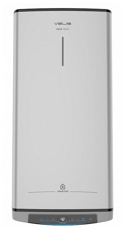 Накопительный электрический водонагреватель Ariston VELIS LUX INOX PW ABSE WIFI 100, 2021 г, серебристый