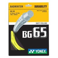 Струна для бадминтона Yonex 10m BG-65 Prepacked, Yellow