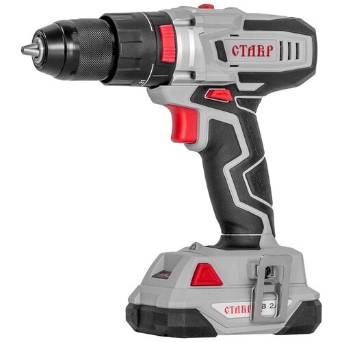 Аккумуляторная дрель-шуруповерт ставр ДА-242 черно-серый 809500₽