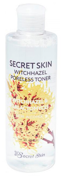 Тонер для лица с экстрактом гамамелиса Secret Skin Witchhazel Poreless Toner 250мл ! сроки годности 07.2024!