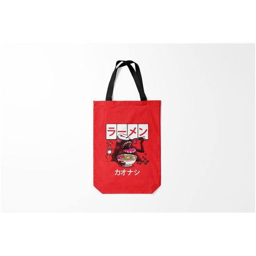 фото Сумка-шоппер / 31х42 см / аниме / унесенные призраками безликий и голодный бог burnettie