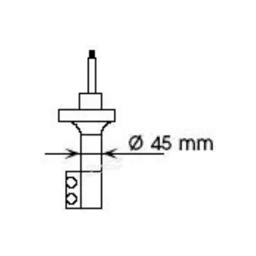 фото Kyb 332056 амортизатор nissan sunny n14 - r r