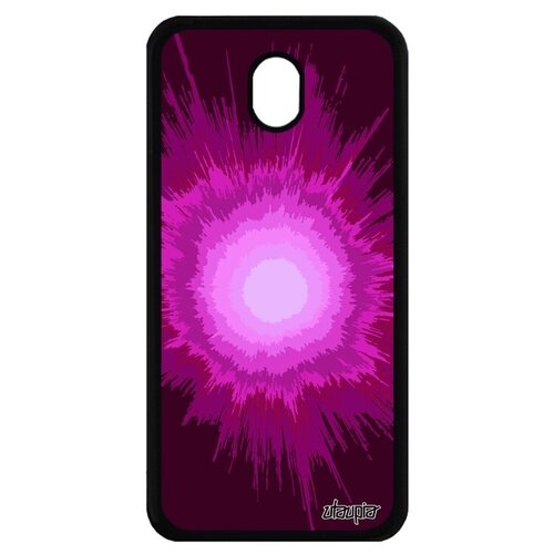 фото Противоударный чехол на смартфон // samsung galaxy j7 2017 // "большой взрыв" космос пространство, utaupia, фуксия