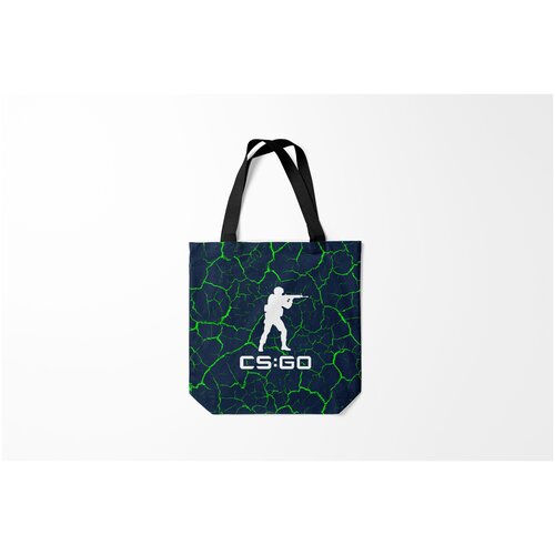 фото Сумка-шоппер / 40х40 см / геймерам / counter strike cs go кс го burnettie