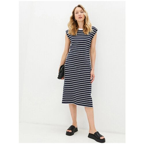 фото Платье baon, размер s, dark navy striped