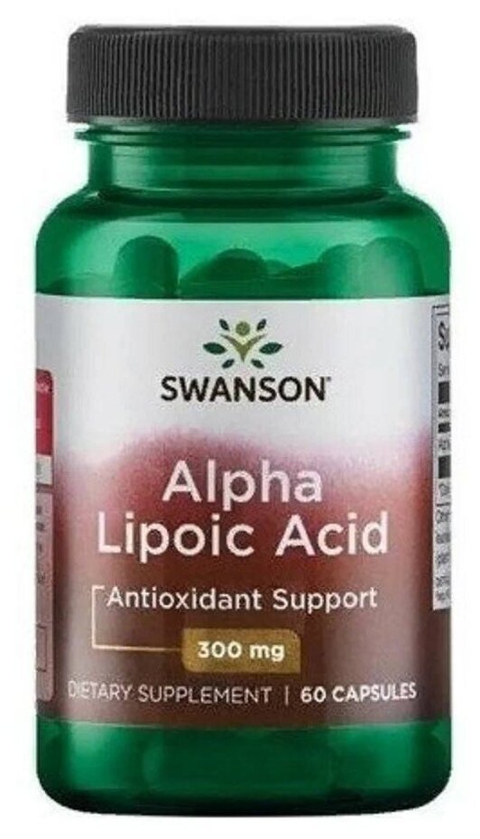 Alpha Lipoic Acid, 300 мг, 60 шт.