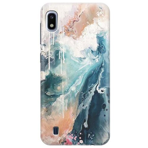 фото Чехол - накладка artcolor для samsung galaxy a10 с принтом "брызги красок" re:pa