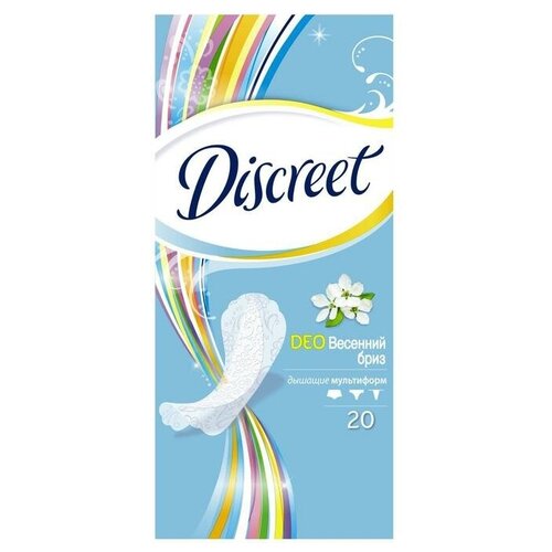 Ежедневные прокладки Discreet Deo Spring Breeze Multiform, 20 шт. 1280504