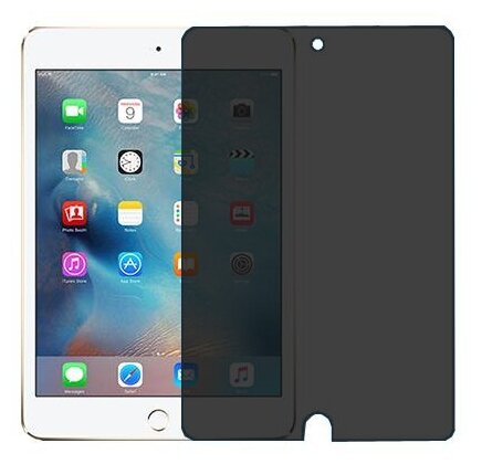 Apple iPad mini 4 защитный экран пленка гидрогель конфиденциальность (силикон) Одна штука