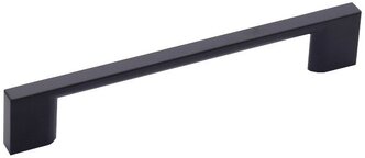 Ручка-скоба Inred IN.01.4190.128.MBL 1шт матовый чёрный (металл), ручка для шкафов, комодов, для кухонного гарнитура