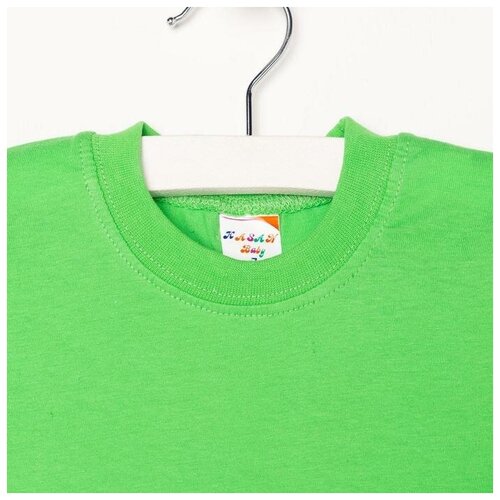Футболка детская, цвет зелёный, рост 86 см