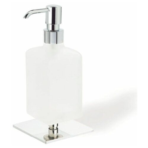 Настольный стеклянный дозатор StilHaus Quid на ножке StilHaus Quid, хром