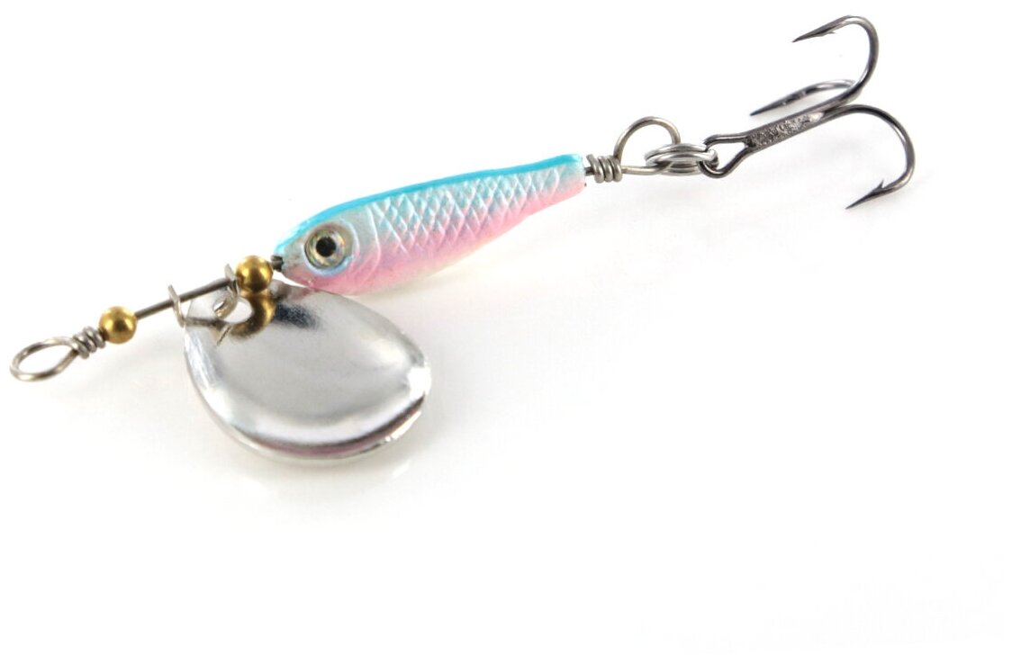 Блесна Hacker Spinner Minnow Round, 3 гр. / 004