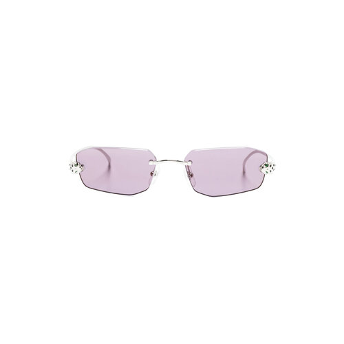 Солнцезащитные очки Cartier серебряный 173063₽