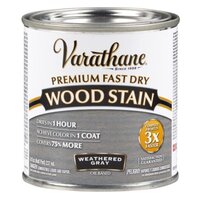 Масло для дерева и мебели Varathane Fast Dry Wood Stain быстросохнущее тонирующее масла, морилка, пропитка для дерева, Графит, 0.236 л