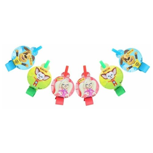 фото Язык-гудок «барбоскины», набор 6 шт., виды микс веселая затея