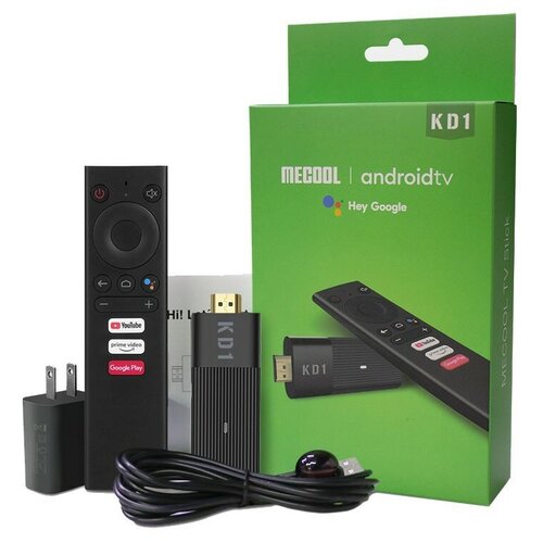 фото Mecool kd1 tv stick 2/16 gb — смарт-приставка google certified android 10 tv