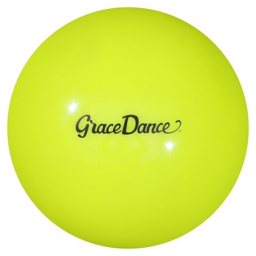 Мяч для художественной гимнастики Grace Dance, d=16,5 см, 280 г, цвет салатовый мяч для художественной гимнастики 16 5 см 280 г цвет салатовый