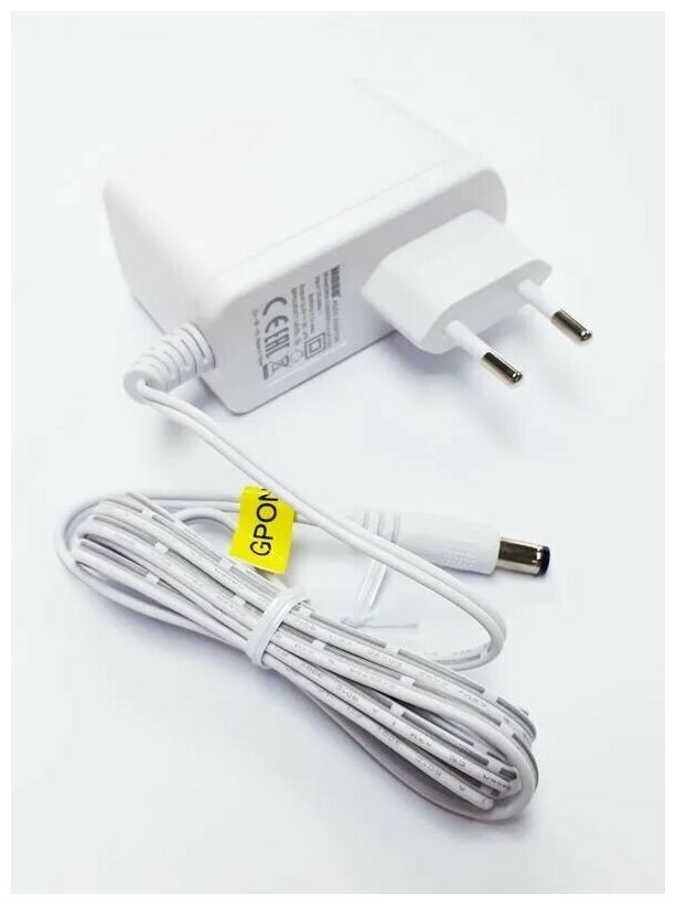 Оригинальный блок питания для Ростелеком Триколор Gpon MOSO 12V 2A MSA-C200IS120-24Y-DE Адаптер для модемов роутеров ТВ-приставок ресиверов