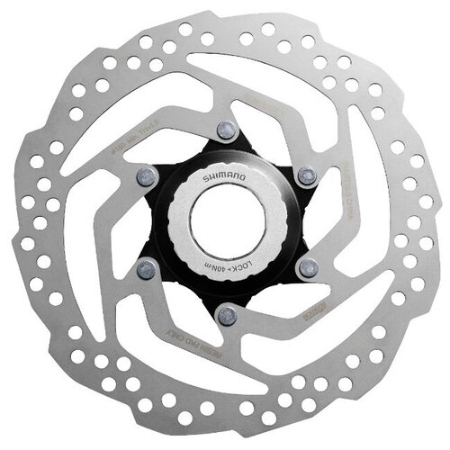 Тормозной диск Shimano RT10, 160мм, C.Lock, с lock ring, только для пласт колод тормозной диск shimano deore rt10 160мм c lock