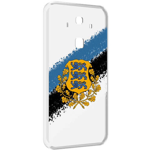 Чехол MyPads герб флаг эстонии-2 для Huawei Mate 10 Pro задняя-панель-накладка-бампер