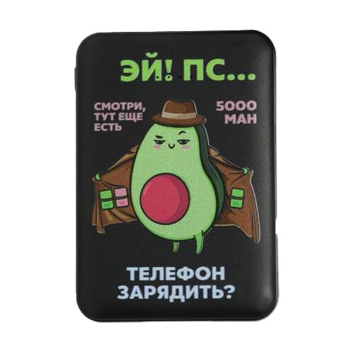 Портативный аккумулятор Like Me Авокадо 5000 mAh черный 149200₽