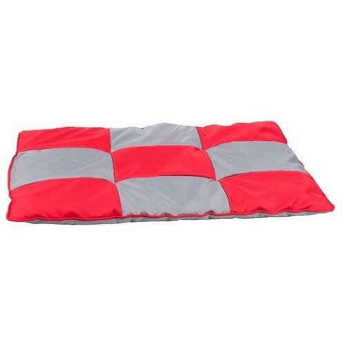 Лежанка KATSU KERN размер L, красно-серый 80х100 см