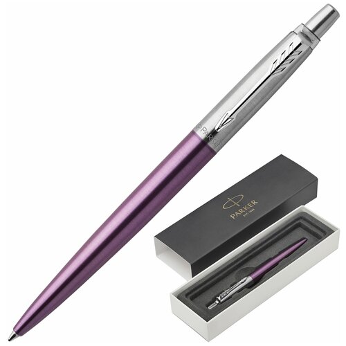 комплект 5 штук ручка шариковая parker jotter victoria violet ct синий 1953190 Ручка шариковая Parker «Jotter Core Victoria Violet CT»